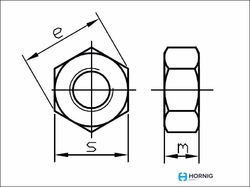 Matice DIM 934-8-M10 zn