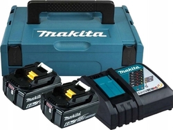 sada Li-ion LXT 18V 2ksBL1860B Makita+1ksNabíječkaDC18RC+1ksMakpac